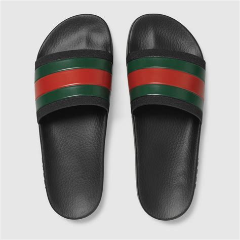 gucci mens slids|gucci slides men real.